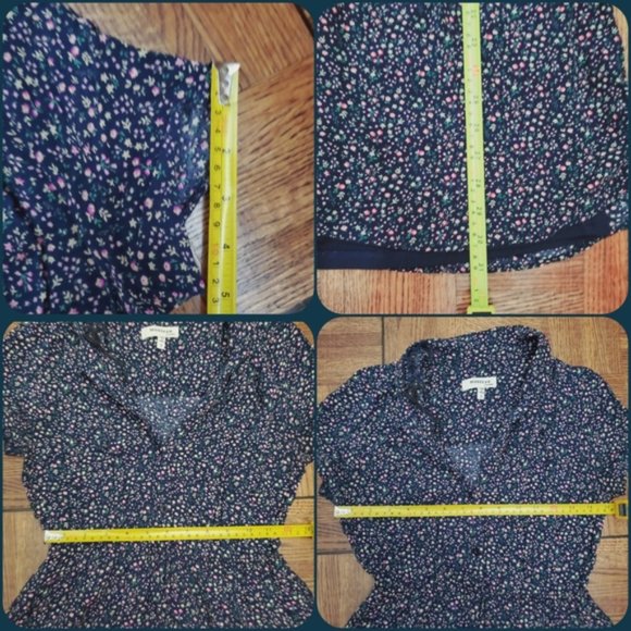 MONTEAU Los Angeles- Vintage Style Button Down Collar Dress - Picture 12 of 12